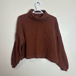 lululemon athletica Rich Brown Turtleneck Sweater